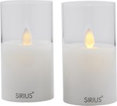Sirius - Sirius Ivy Mini Glass Set van 2 Led Kaarsen