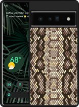 Pixel 6 Pro Hardcase hoesje Snakeskin Pattern - Designed by Cazy