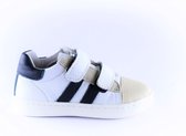 Clic sneaker CL-9891 velcro wit blauw stripe-24