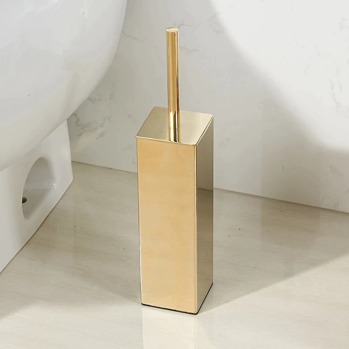 Gouden WC Borstel Bestellen? Inclusief uitneembare lekbak