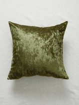 kussenhoes | Sierkussen| Suede | 45x45 CM | Groen