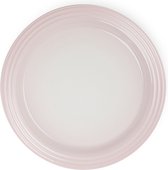 Le Creuset 4 aardewerken dinerborden Shell Pink 27cm