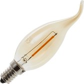 Lighto | LED Kaarslamp | Kleine fitting E14 | 1W Goud