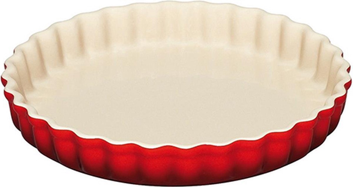 Le Creuset Aardewerken taartvorm Kersenrood 28cm