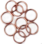 Buigring 10 mm 0,5 mm dik koperplated, 30 st