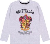 Grijs shirt van Griffoendor met lange mouwen - Harry Potter / 164 cm