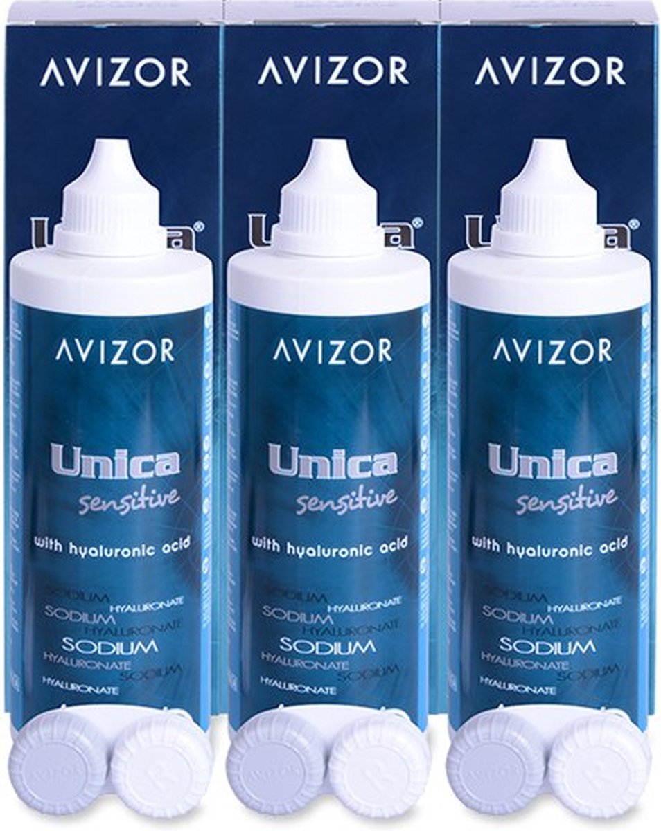 Unica Sensitive [3x 350ml] - lenzenvloeistof op Prijzenvolger.com