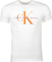 Calvin Klein T-shirt - Slim Fit - Wit - XL