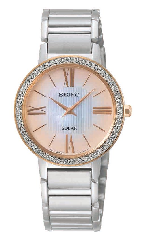 Seiko Solar SUP432P1 - Dames - Horloge - 30.5 mm | bol.com