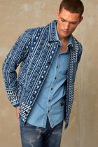Kings Of Indigo - David | Triple R Quilted Blanket - Jack - Donker Blauw - XXL