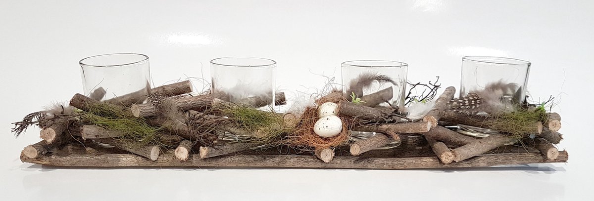 Paasdecoratie konijn paartje jongen en meisje set - www Paasdecoratie konijn paartje jongen en meisje set - www