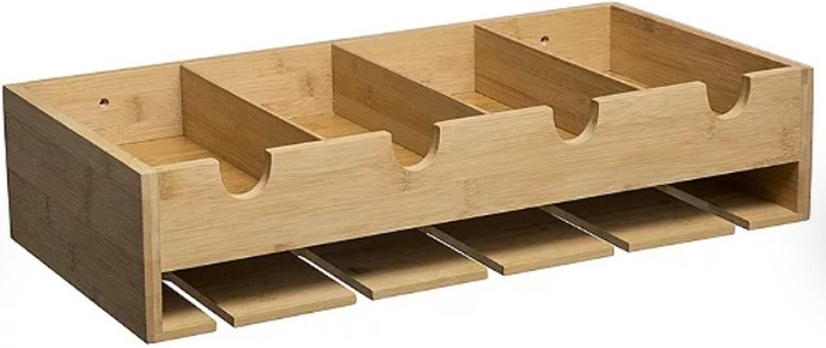 Five® - Minibar - Wandplank - Duurzame Bamboe - 10 Glazen - 4 Flessen |  bol.com