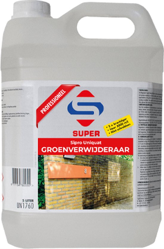 SuperCleaners - Groene aanslag verwijderaar - Sipro Uniquat - 5L van Merkloos	 — afbeelding 4