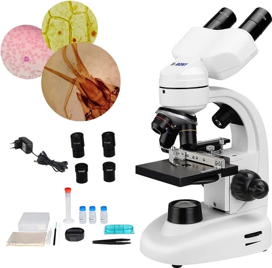 Svbony SV605 Microscope, 80x-1600x Microscope Binoculaire Composé Svbony SV605 Microscope, 80x-1600x Microscope Binoculaire Composé