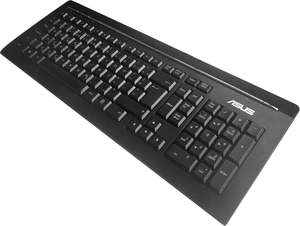 ASUS KB34211 (NL Layout) Slim Multimedia USB Keyboard - Black | bol.com