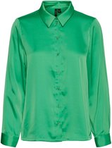 Vero Moda Blouse Vmnatalia L/s Shirt Sb2 10267157 Holly Green Dames Maat - L