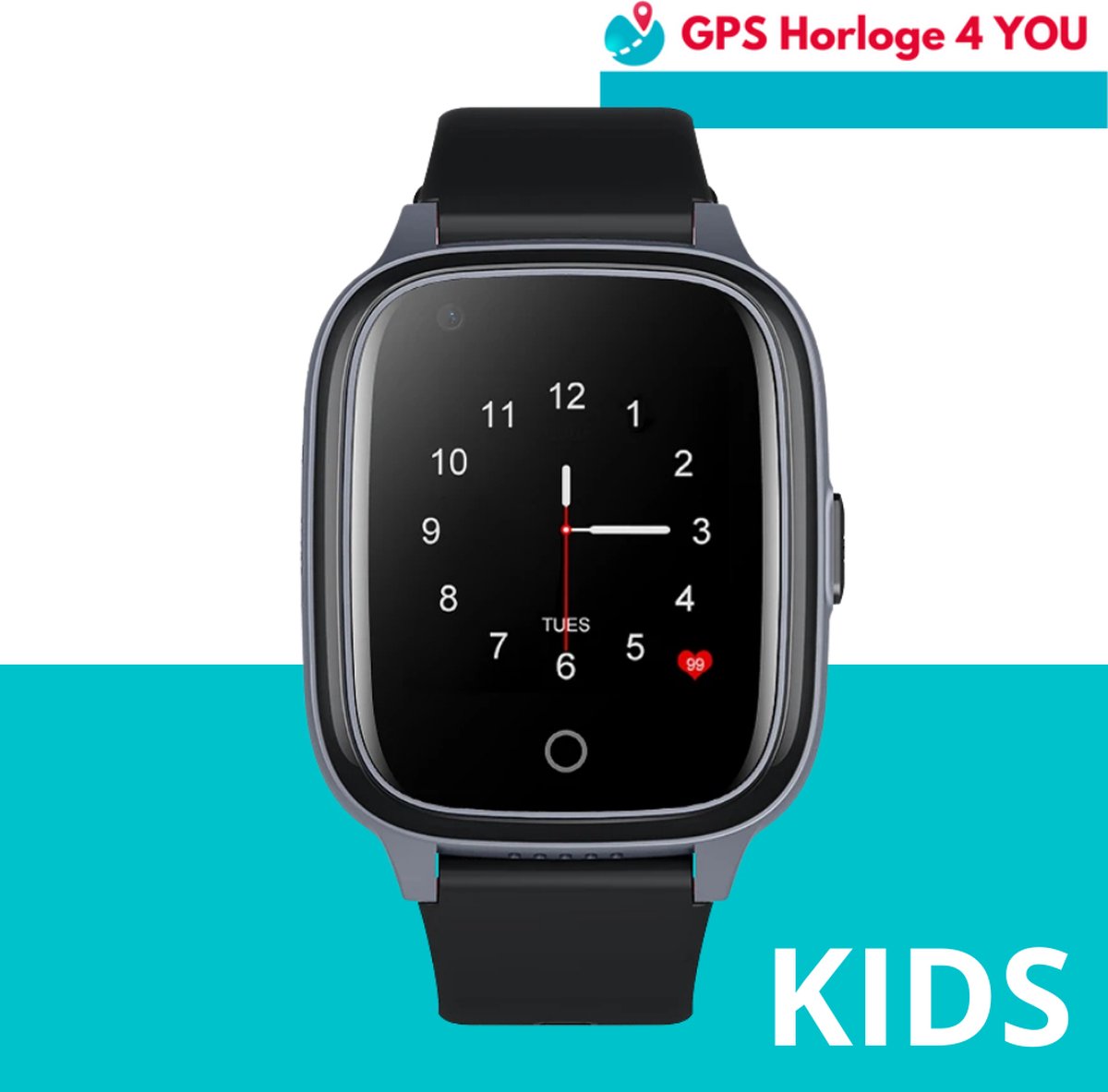 GPS Horloge 4 YOU - GPS Horloge kind - GPS Tracker Kids - Smartwatch voor  kinderen - | bol.com