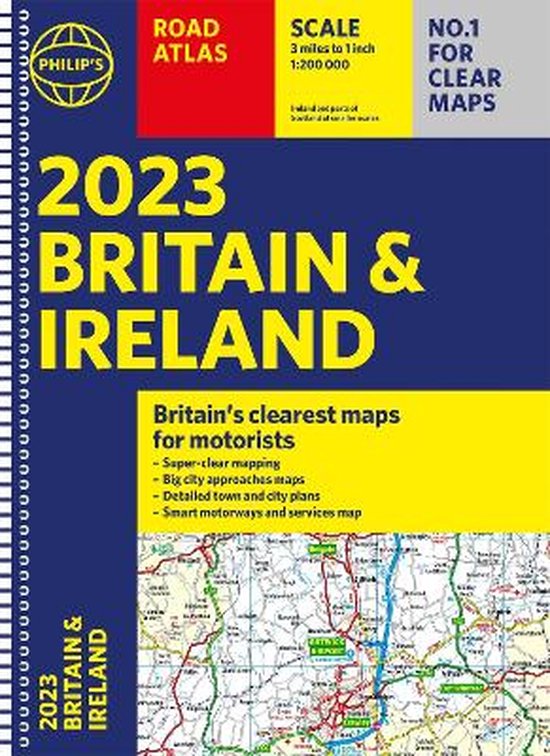 Philip's Road Atlases- 2023 Philip's Road Atlas Britain and  ... - cover