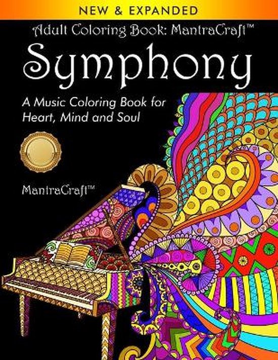 Adult Coloring Book MantraCraft Symphony, Mantracraft 9781945710353