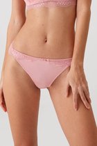 Viuma Dames Rooskleurig V472421 Kanten Slip Sexy Brief Ondergoed Comfortabel