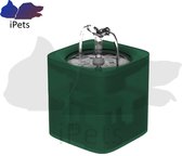 iPets MB6212 groen - drinkfontein kat - met filterset - 1.8L - zeer stil