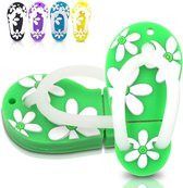 Sandalen USB Stick - Slippers Pendrive - Flash Drive - USB Geheugen - Groen - 8 GB