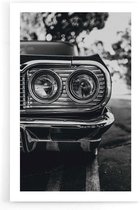 Walljar - Vintage Car - Zwart wit poster