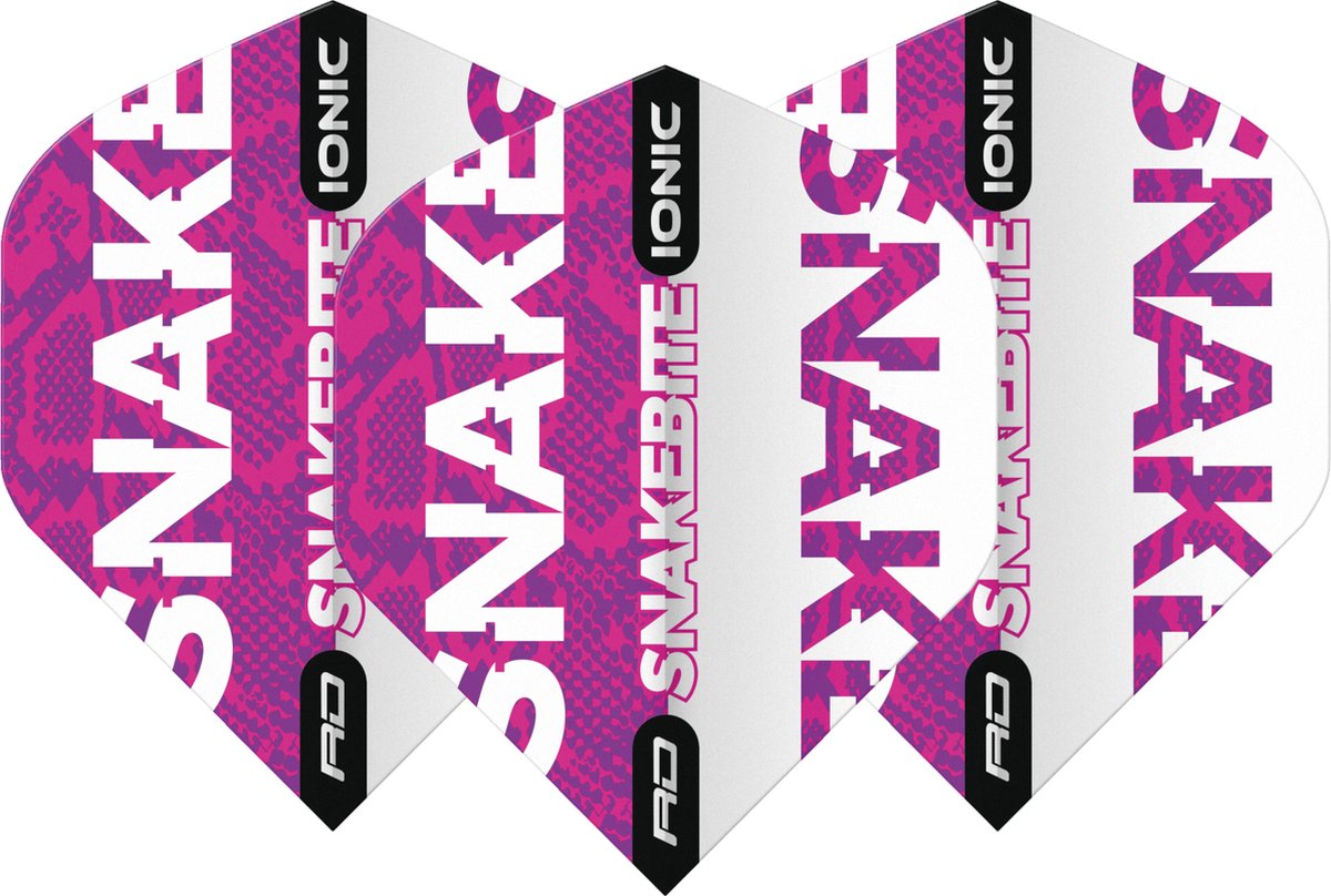 Peter Wright Hardcore Ionic Snakebite Purple - Dart Flights
