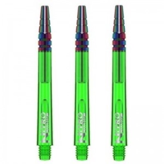 RedDragon Nitrotech Ionic DartShafts - Groen - Medium - () van Reddragon — afbeelding 2