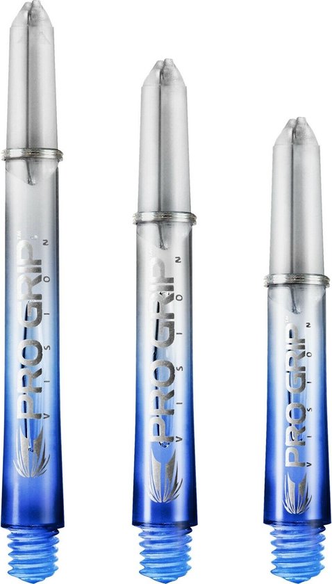 Foto: 3 sets pro grip blue vison intermediate dartshaft