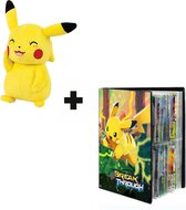 Pokémon Verzamelmap - Pikachu Knuffel - Pokemon knuffel - Pokemon Map - Pokemon Kaarten - Pokemon Kaarten Map - Pokemon Speelgoed - Paascadeautjes Voor Kinderen