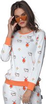 Happy Pyjama's | Dutch edition 2022 | Pyama Dames Volwassenen | Pyama dames maat XL (XS- XXL) | Katoen