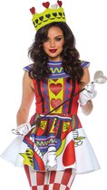 Costume Leg Avenue -L- Card Queen Multicolore