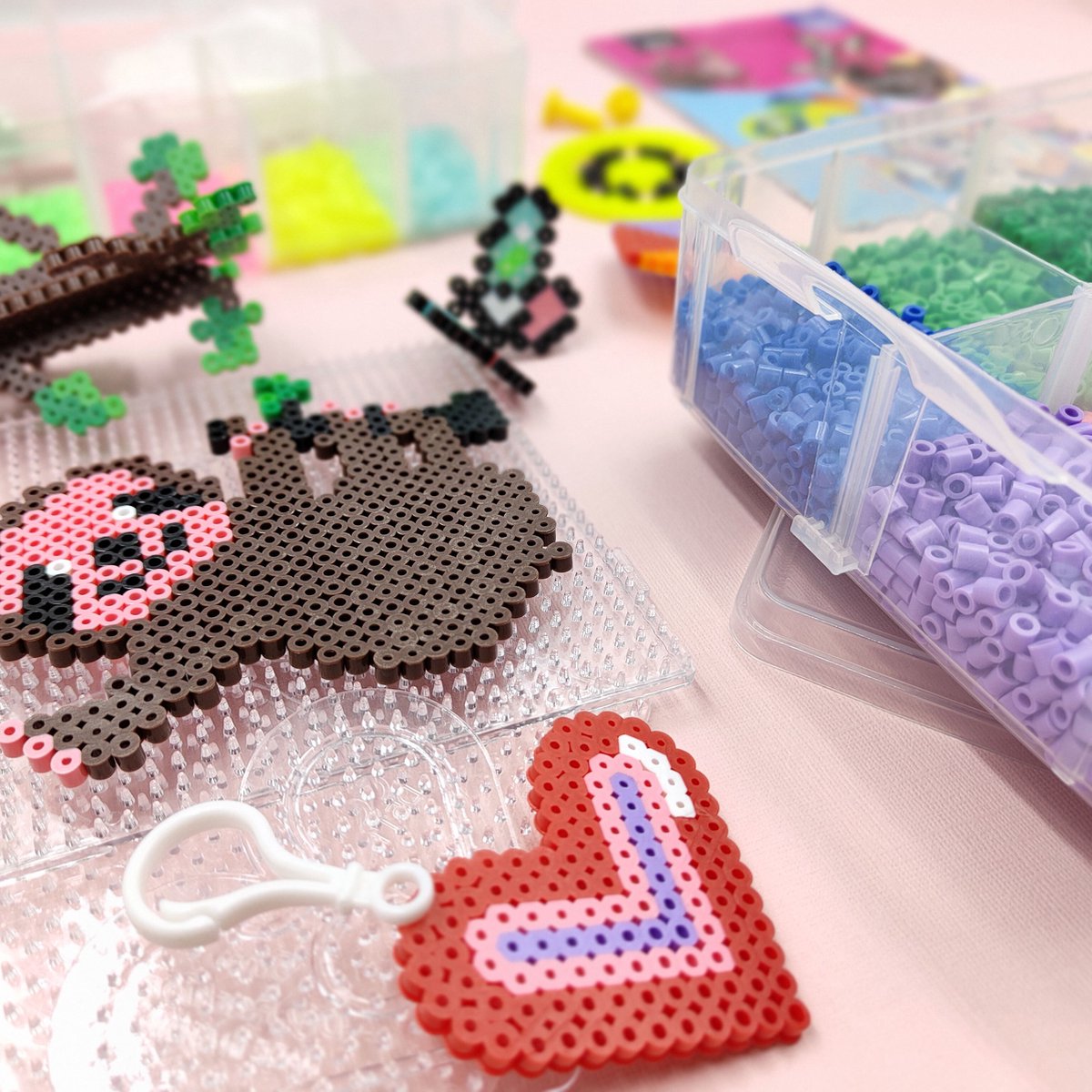 Vaessen Creative Strijkkralen Set - Assortiment - 10.000 stuks - Incl. Accessoires — afbeelding 13