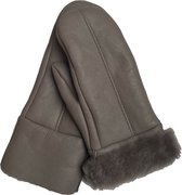 Dames en Heren Handschoenen - Leren Handschoenen - Hoge kwaliteit Schapenleer - Winter - Extra warm -Bruın- Maat M