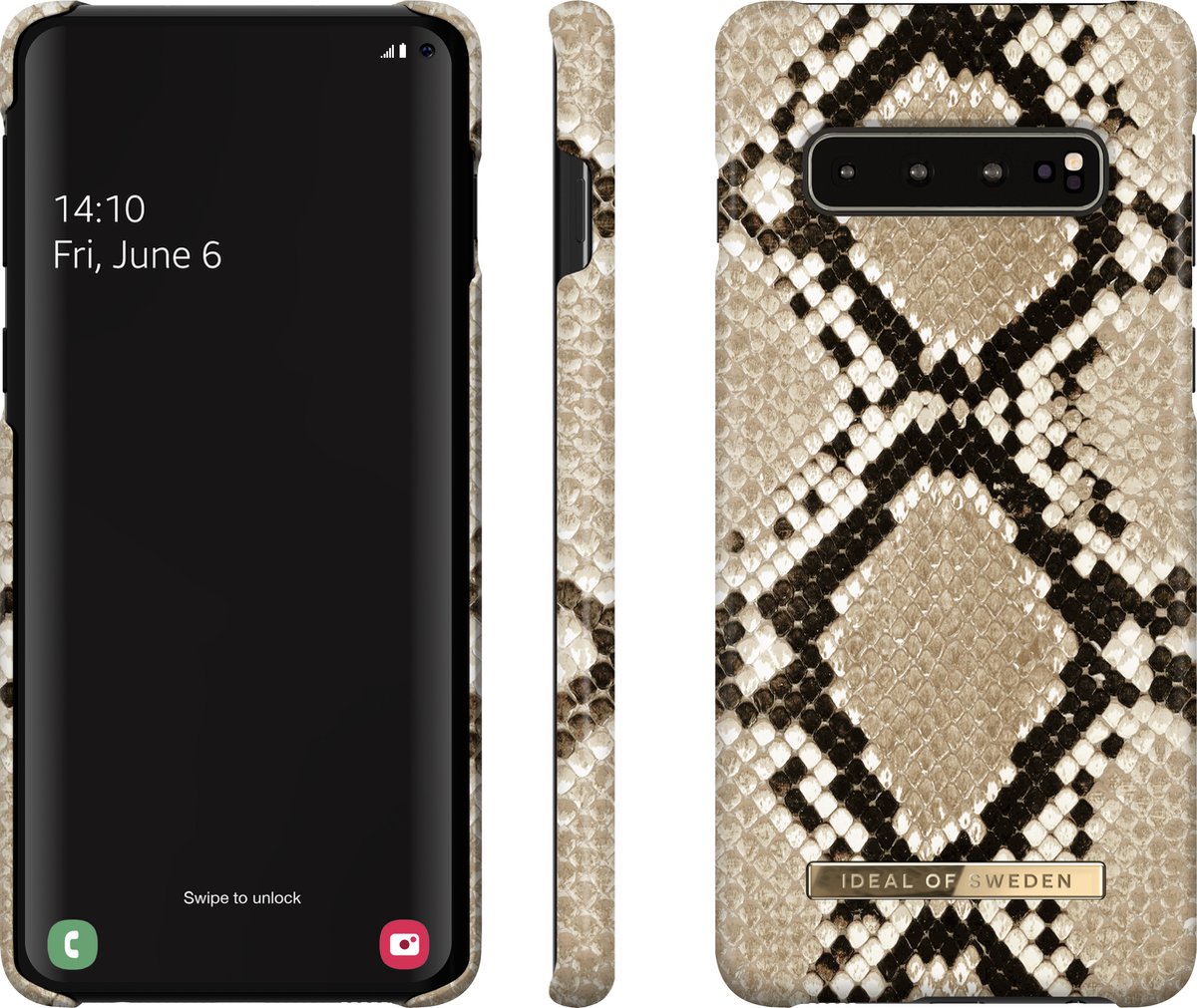 iDeal of Sweden Fashion Case voor Samsung Galaxy S10 Sahara Snake