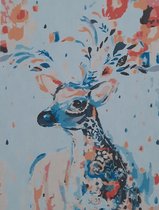 Peinture Par Numéros – Cerf – Avec Cadre – 40x50 cm