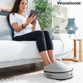 InnovaGoods Voetmassage Apparaat Bloedsomloop - Voetverwarmer Elektrisch - Voor Benen en Voeten - Met Massage - Grijs
