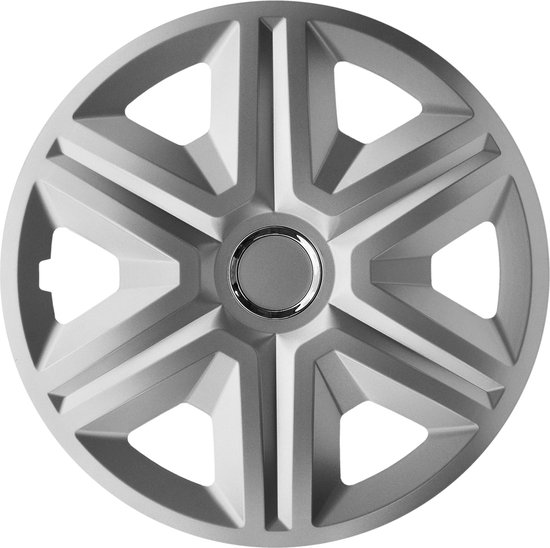SPC1485SVBK SPARCO Bergamo Wieldoppen 14 duim zilver, zwart