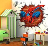 Muur sticker Spiderman - Muursticker - 3D Effect muursticker