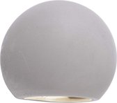 Kapego Surface mounted wall lamp, Osano II, bulb(s) not included, constant voltage, 220-240V AC/50-60Hz, number of bases: 1, G9, 1x max. 25,00 W, concrete, gray, paintable, IP20