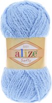 Alize Softy Blue 40 Pakket 5 Bollen 250 Gram