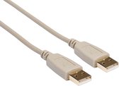 Velleman USB 2.0 A Male naar USB 2.0 A Male kabel - 1.8 meter - Zwart