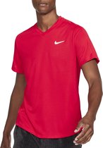 Nike Court Dry Sportshirt Mannen - Maat M