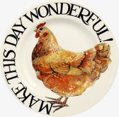 Emma Bridgewater Plate 6,5 Inch Rise & Shine Make this Day Wonderful!