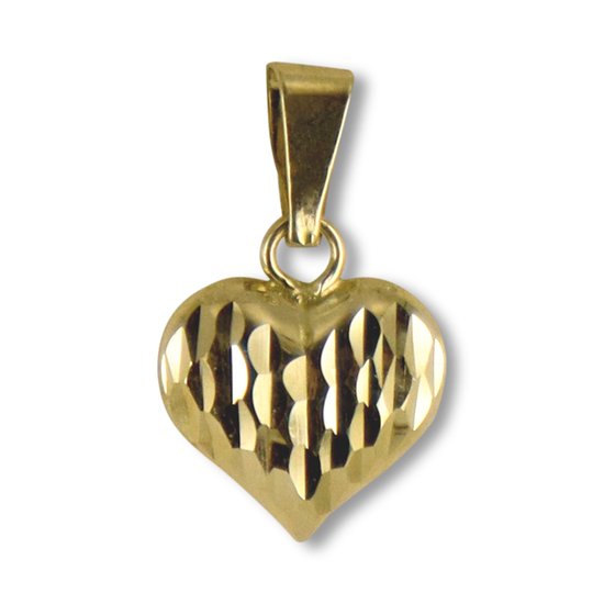 New Bling 9NBG-0452 Pendentif en or - Femme - Coeur - Edité - Charme - 8 mm - 14 carats - Or
