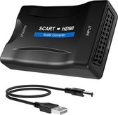 Sounix SCART naar HDMI Converter - 1080p  - HDMI Omvormer - Schakelaar - Kabel - Adapter - Full HD-USCART12