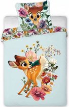 KD® - Disney Bambi Baby Dekbedovertrek - 100 x 135 cm - Katoen