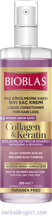 Bioblas Collageen & Keratine Vloeibare Conditioner 200 ml