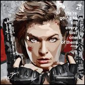 Resident Evil Pop Art - ALice Pop Art -Milla Jovovich Pop Art
